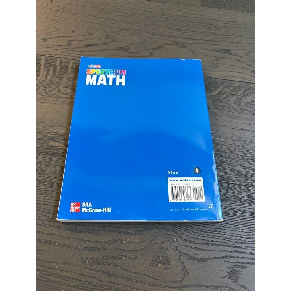 SRA Spectrum Math Blue Fifth Edition Textbook - Picture 3 of 4